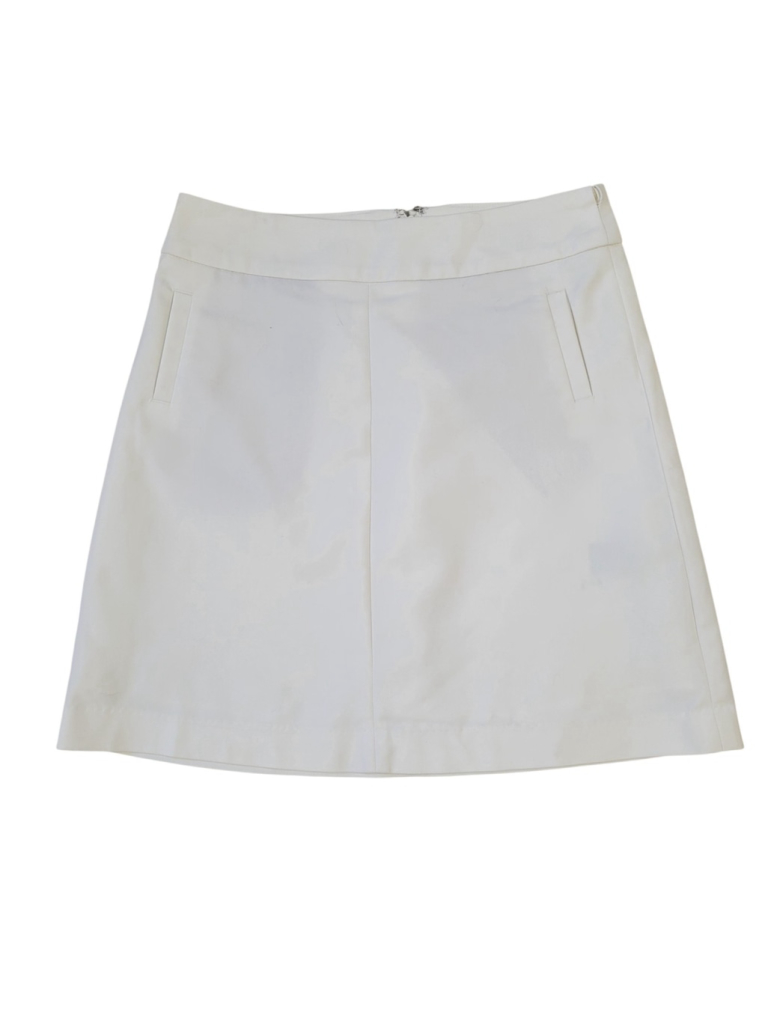 Rw&Co Women's Beige A-Line Mini Skirt Size S/P Waist 28 Length 19 Lined — image 2 of 8